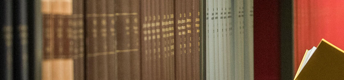 Innenaufnahme der Teilbibliothek Mathematik