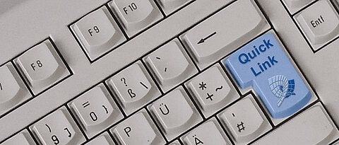 Keyboard with lettering Quick Link